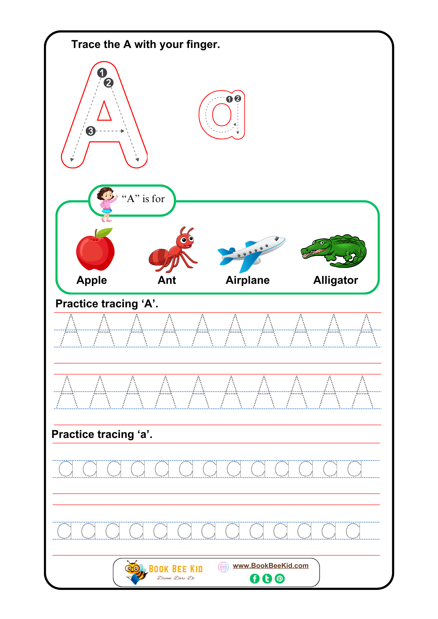 Worksheet-Letter A