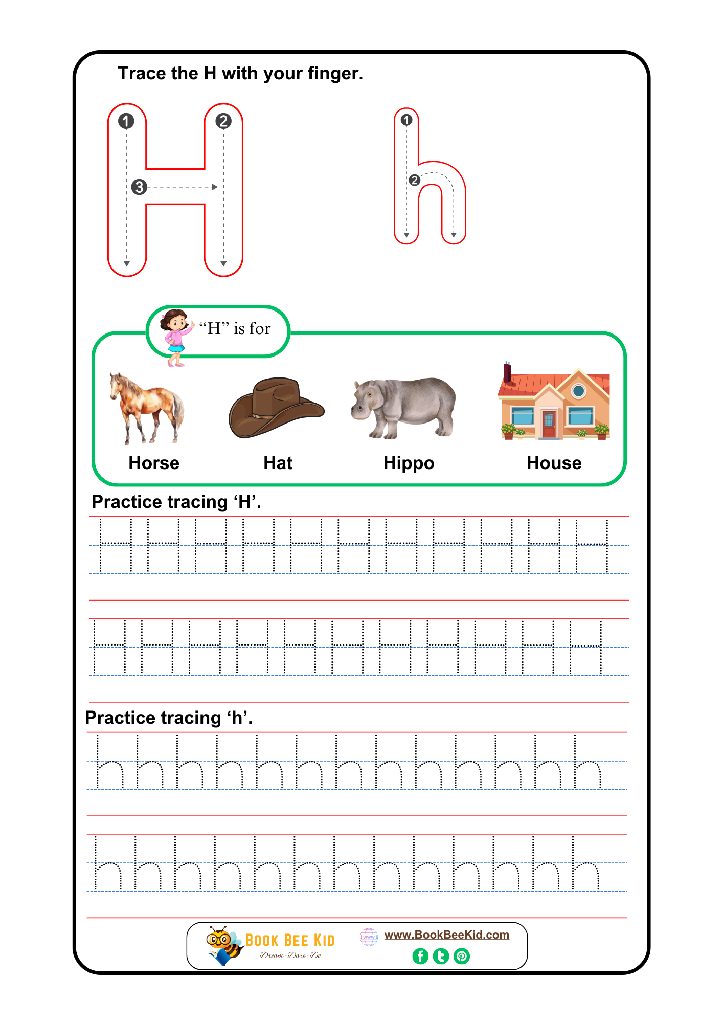 KINDERGARTEN-tracing-letters - bookbeekid