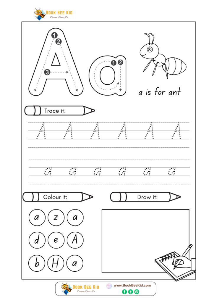 Alphabet Worksheets-A