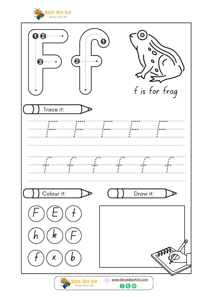 Alphabet Worksheets-F