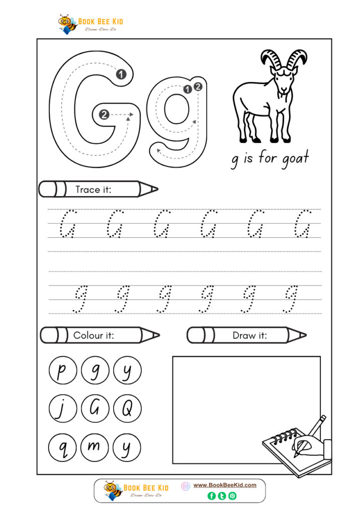 Alphabet Worksheets-G