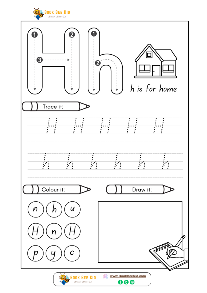 Alphabet Worksheets-H