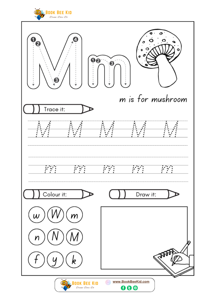 Alphabet Worksheets-M