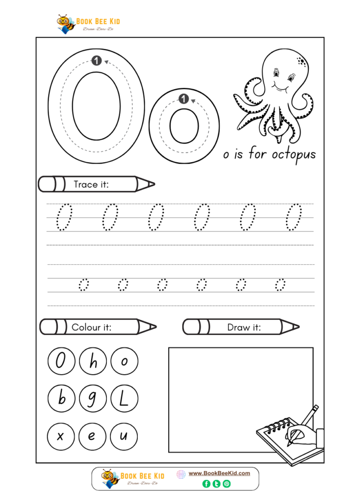 Alphabet Worksheets-O