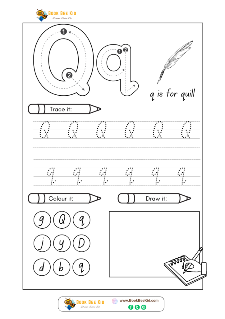 Alphabet Worksheets-Q