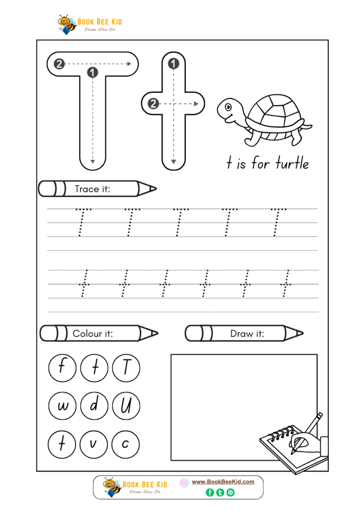 Alphabet Worksheets-T