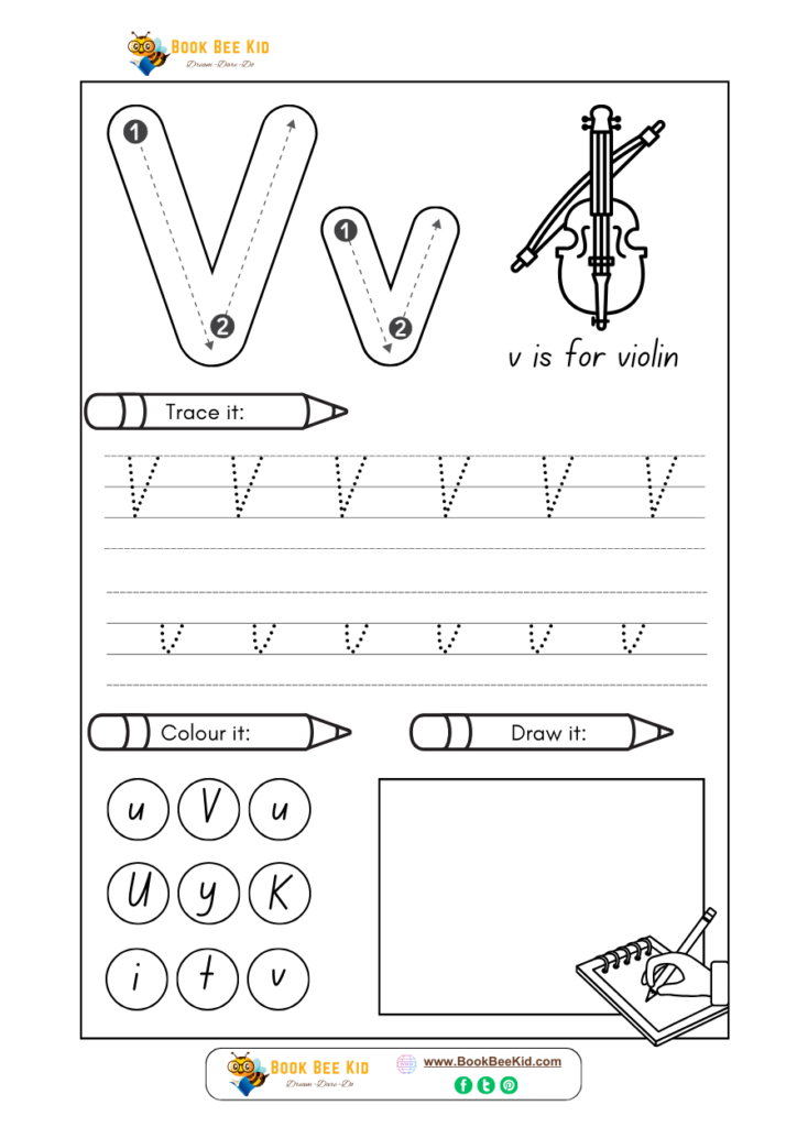 Alphabet Worksheets-V