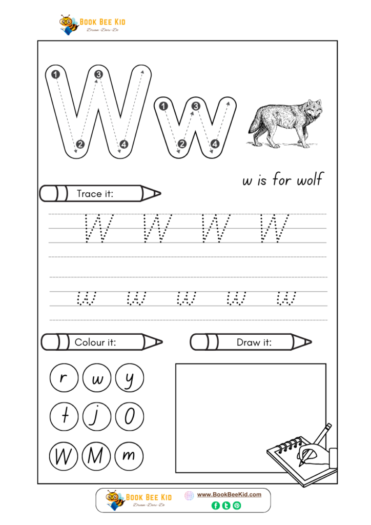 Alphabet Worksheets-W