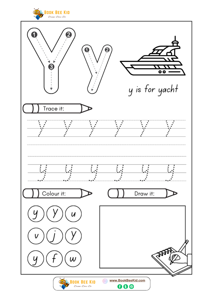 Alphabet Worksheets-Y