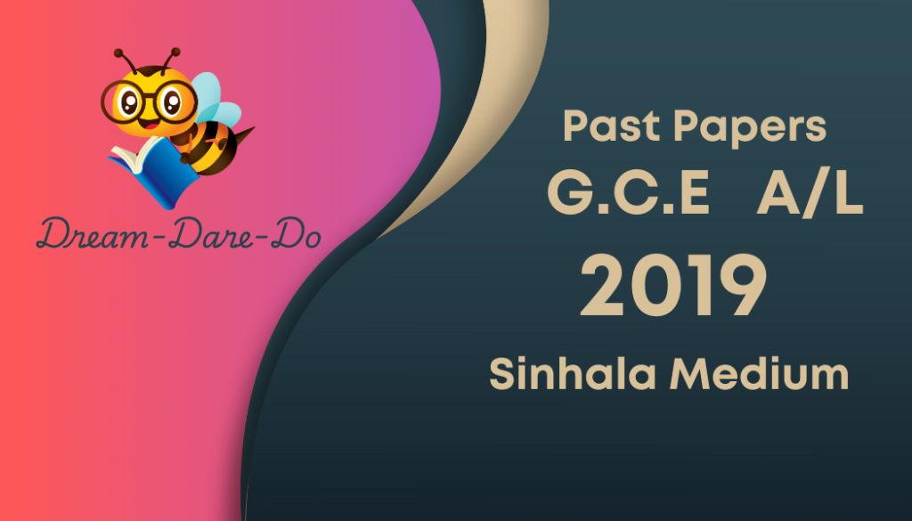 GCE Advance Level past paper 2019 - Sinhala Medium