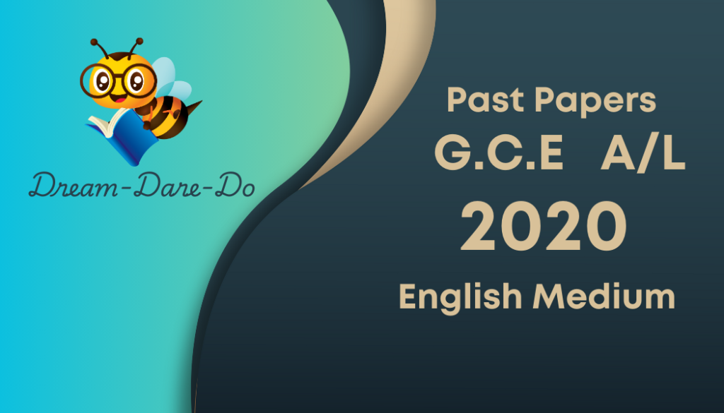 GCE Advance Level past paper 2020 - English