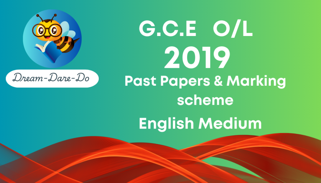 GCE Ordinary Level past paper - Marking scheme 2019 - English