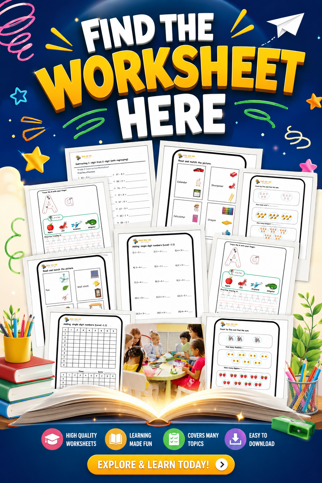 BBK- WORKSHEET- BANNER