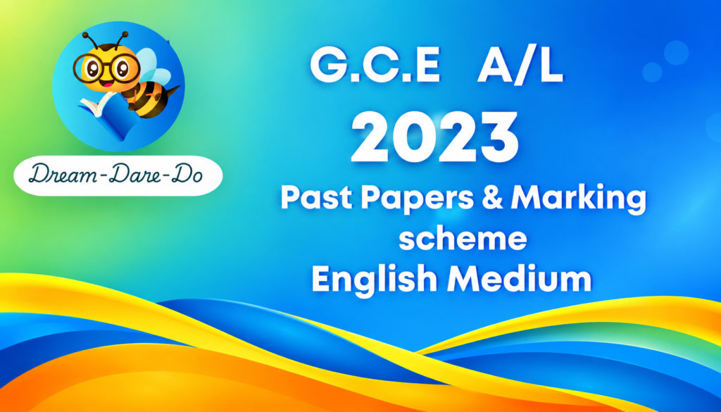 GCE AL-2023-PAST PAPER - MARKING SCHEME-ENGLISH MEDIUM