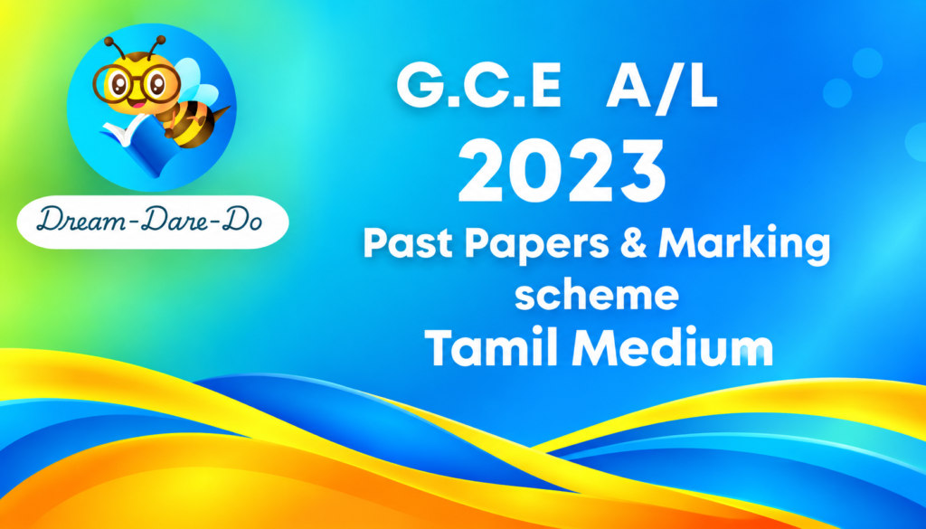 GCE AL-2023-PAST PAPER - MARKING SCHEME-TAMIL MEDIUM